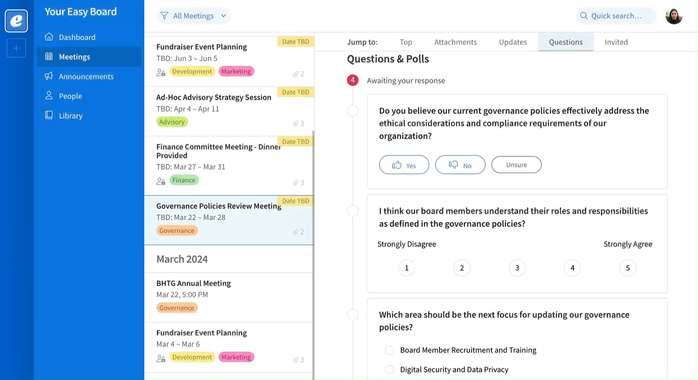 Gather votes, choose a date, and schedule with one click.